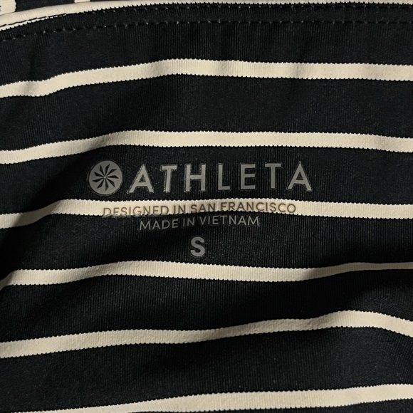 Athleta contender high rise striped leggings with pockets small - Picture 11 of 12